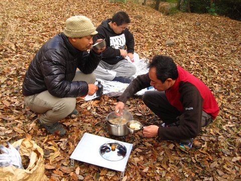アルピニストyuma主催テン泊講習会（大倉高原山の家）