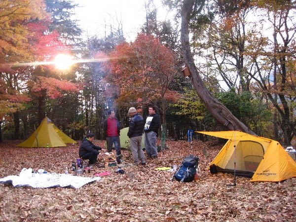 アルピニストyuma主催テン泊講習会（大倉高原山の家）