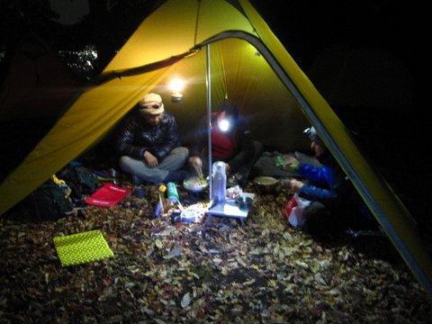 アルピニストyuma主催テン泊講習会（大倉高原山の家）
