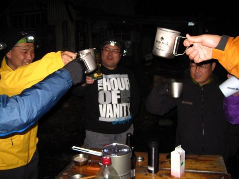 アルピニストyuma主催テン泊講習会（大倉高原山の家）