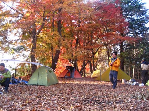 アルピニストyuma主催テン泊講習会（大倉高原山の家）