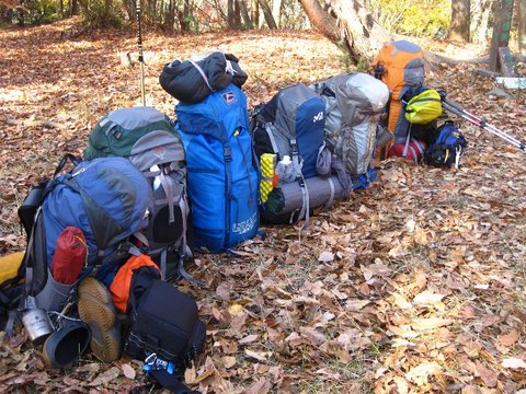 アルピニストyuma主催テン泊講習会（大倉高原山の家）