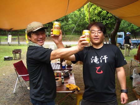 ネバネバギブアップキャンプ(大洗サンビーチキャンプ場)
