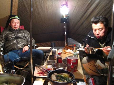 小滝沢キャンプと土岳登山（ベースキャンプ編）