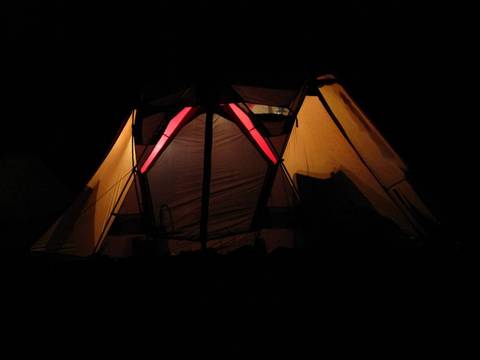小滝沢キャンプと土岳登山（ベースキャンプ編）