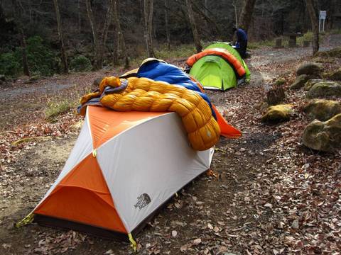 小滝沢キャンプと土岳登山（ベースキャンプ編）