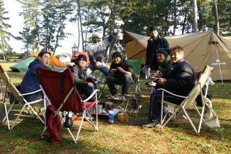 浮島で忘年会！(浮島キャンプ本編)