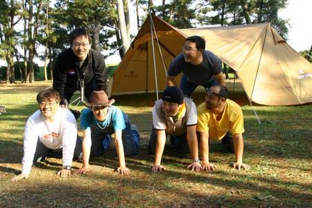 浮島で忘年会！(浮島キャンプ本編)