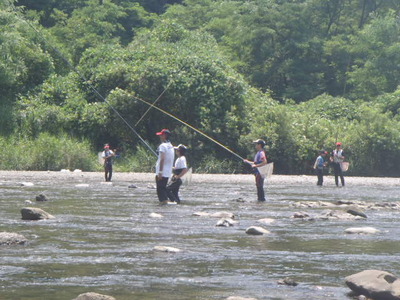 鮎釣りスクール