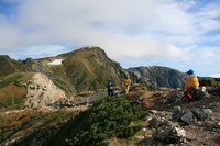 ＊白馬岳～杓子岳～鑓温泉へ＊　白馬岳縦走