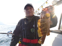 敦賀沖に、タテ釣り！