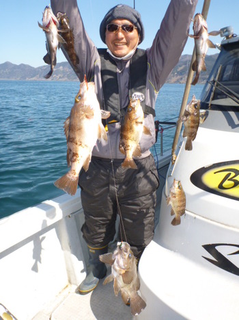 敦賀沖に、メバル釣り！