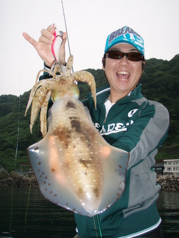 敦賀沖に、エギング！