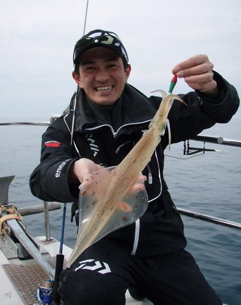 敦賀沖に、ヤリイカ！