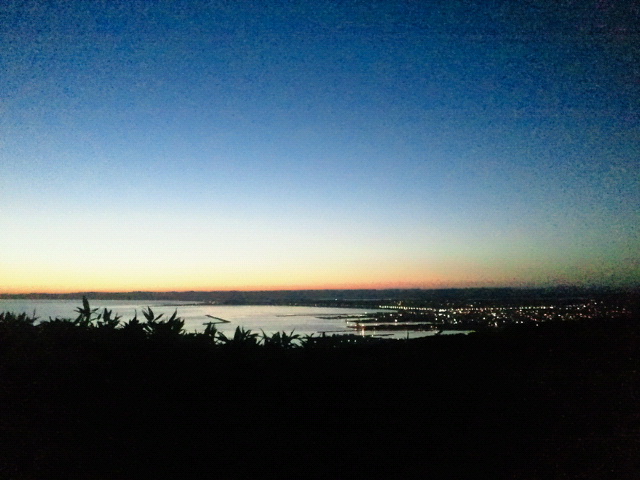 太陽と景色