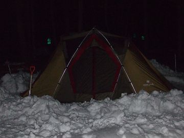 苫小牧アルテンでプチ冬キャンプオフ
