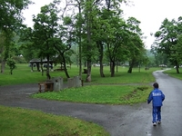 濡れたものは丸めてポイッ！　in 一番川オートキャンプ場