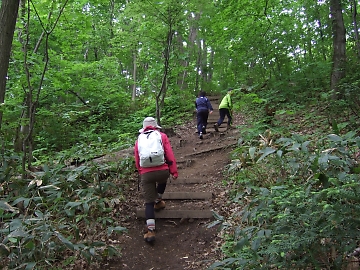 華麗なるファミリーキャンプ 北海道 ファミリー登山 三角山