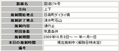路面凍結通行止め