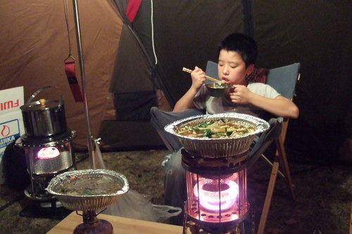 2人でキャンプ　in   川湯