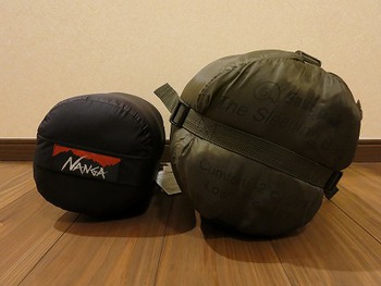 ソロキャンプで命の洗濯 山渓 Nanga オーロラ450dx All Black