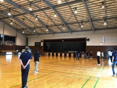 母校の体育館へ・・・ 2022/05/14 17:28:00