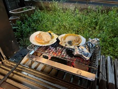 縁側で海鮮ＢＢＱ 2023/03/25 21:55:00