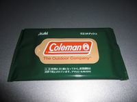 コールマンのウェットティッシュ♪ 2013/05/04 23:32:40
