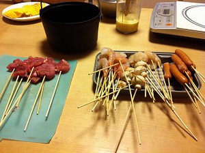 コンボダッチで串揚げ