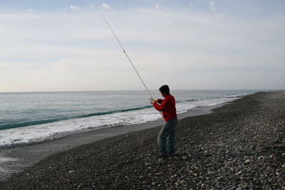 七里御浜の釣りと観光