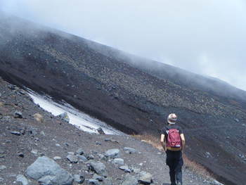 富士は日本一の山　宝永山