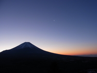 竜ヶ岳　ダイヤモンド富士 2011/01/07 21:37:10