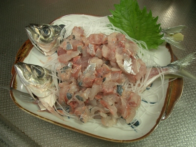 アジのたたき　二回目