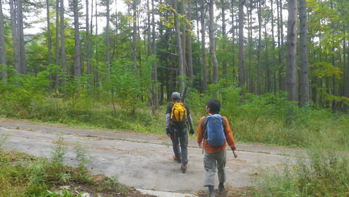 阿弥陀岳 中央稜 秋の山2010