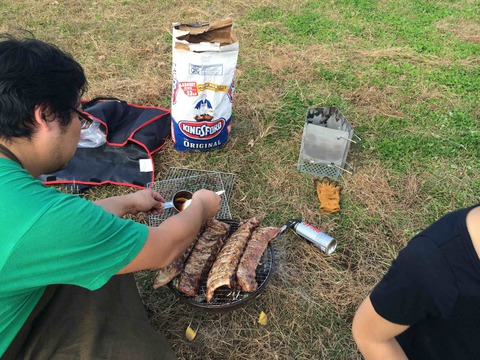 [BBQ:0006]長男の保育園時代のお友達とバーベ！