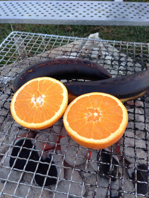 [BBQ:0004]次男同級生と荒川BBQ！