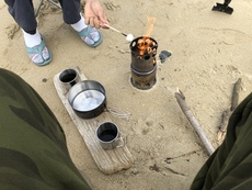 砂浜ティータイム、、、 2019/01/22 12:42:41
