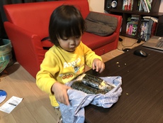ドレ家の節分 2019/02/05 12:35:13