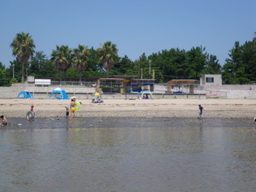 お盆キャンプ in 赤穂海浜公園 「海水浴編」