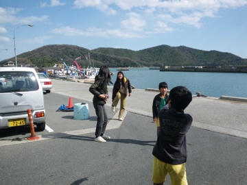 牡蠣牡蠣牡蠣キャン！赤穂海浜公園にて