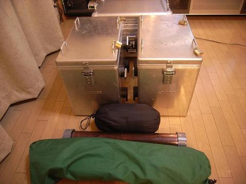 キャンプ道具パッキング