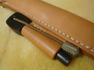 Bushcraft style knife sheath