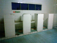 中国的洗手间（トイレ） 2009/01/09 12:10:00