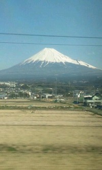 今日は富士山がきれい