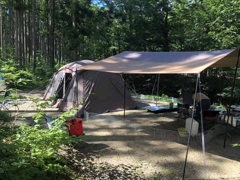 お盆連休の直前に　林間満喫のひるがの高原キャンプ場　2019年8月8日～10日