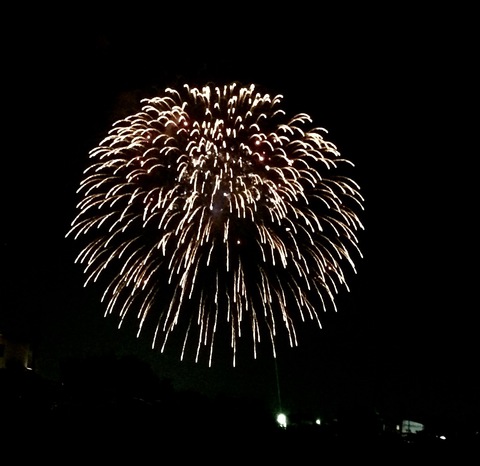 今年も恒例の地元花火大会