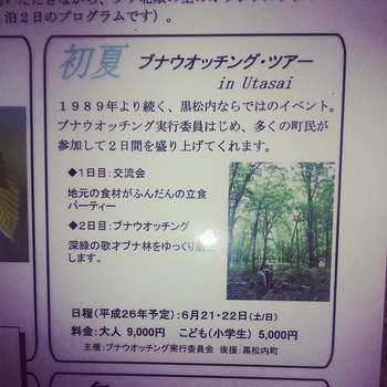 くろまつない休暇。