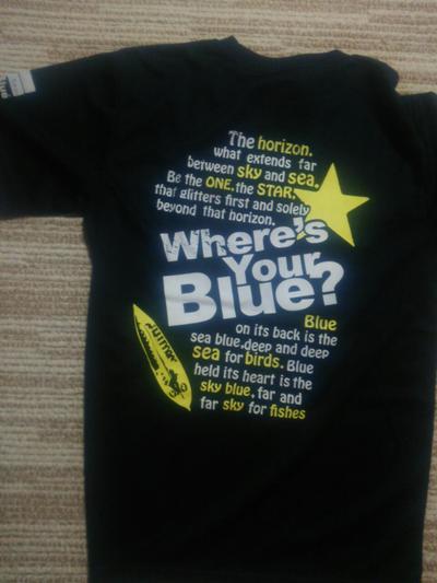 ブルーブルーサマーTシャツ