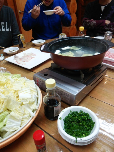 寒ヒラメ刺身＆しゃぶしゃぶ会
