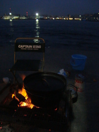 夜釣り